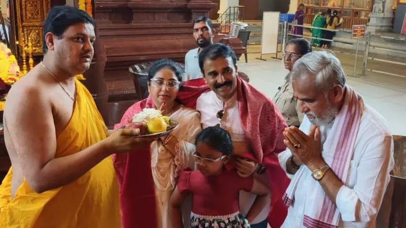 ಕಾಪು ಹೊಸ ಮಾರಿಗುಡಿ ದೇವಸ್ಥಾನಕ್ಕೆ TV9 ಮುಖ್ಯ ನಿರ್ಮಾಪಕ ರಂಗನಾಥ ಭಾರದ್ವಾಜ್ ಭೇಟಿ..!
